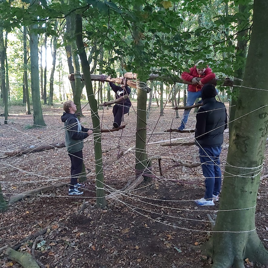 Groep 5/6: fit in het bos 