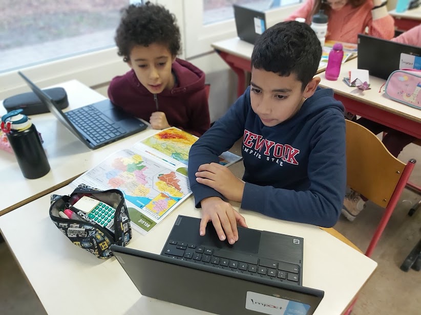 Groep 6: Partnerwerk Belgische rivieren (Atlas en Chromebook) 
